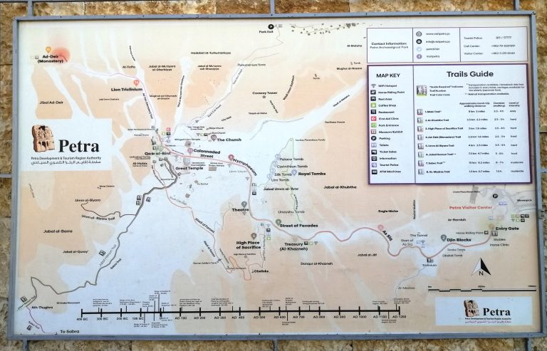 mappa di petra