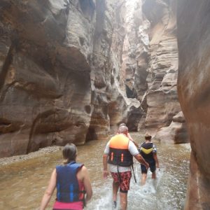 avventura a Wadi al mujib